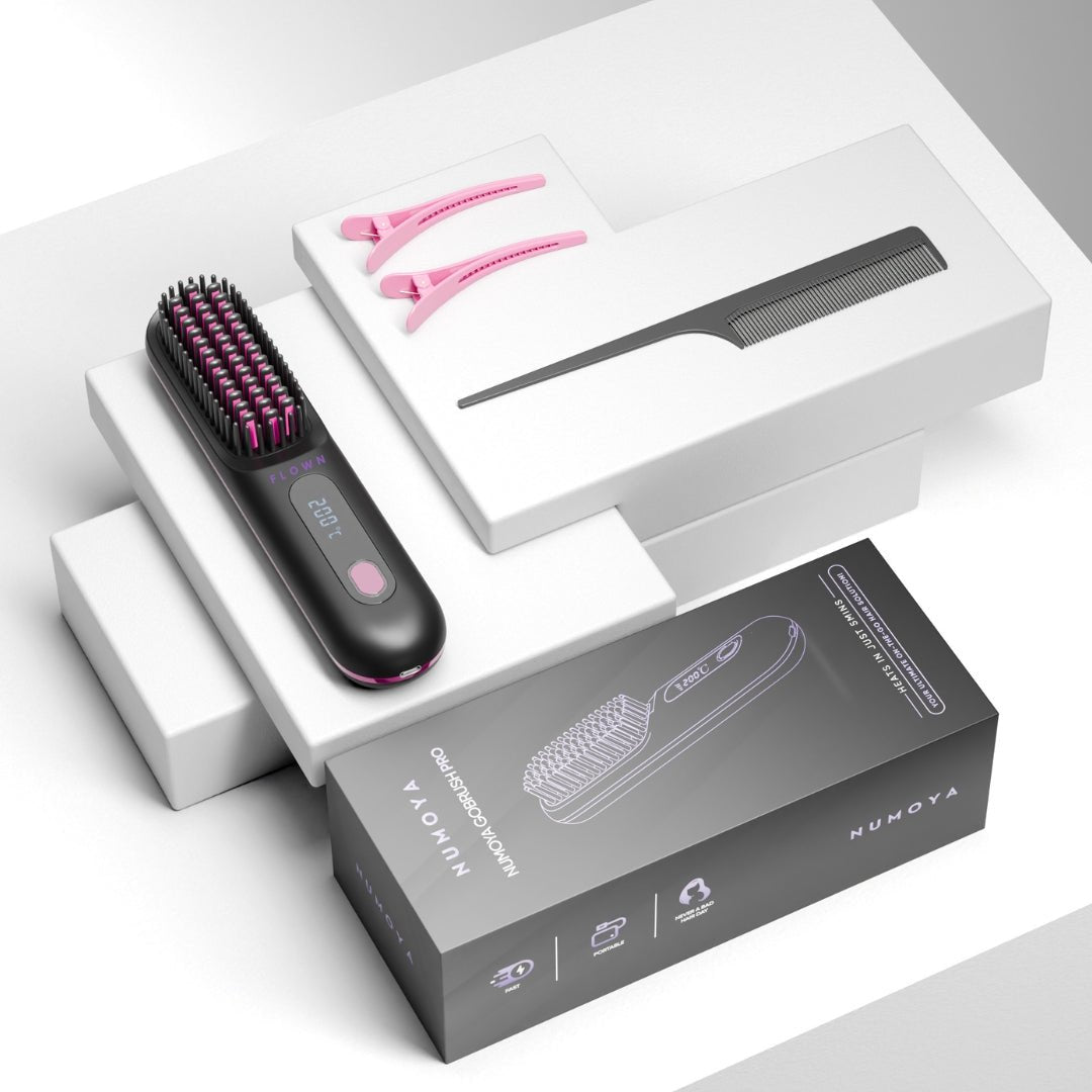 [NEW] FLOWN formerly Numoya Portable Straightener Brush - GoBrush PRO