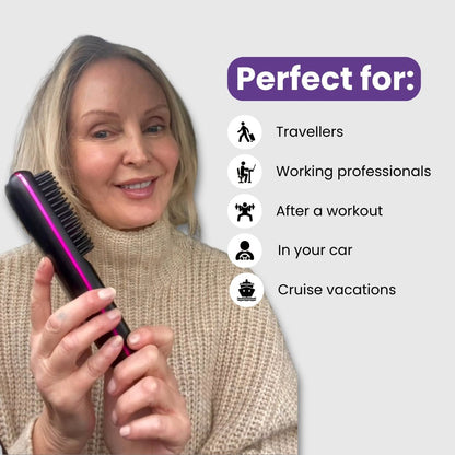 [NEW] FLOWN formerly Numoya Portable Straightener Brush - GoBrush PRO