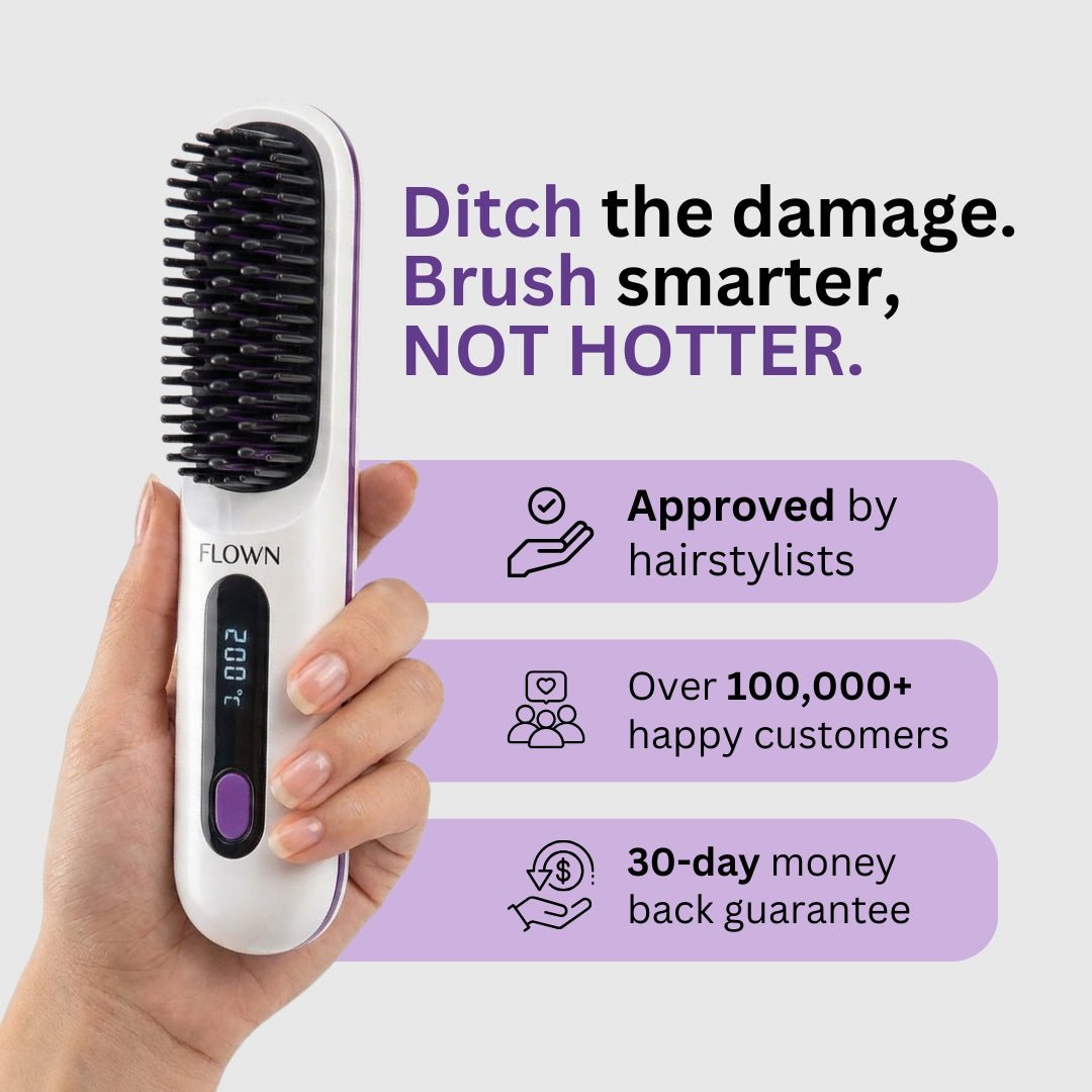 [NEW] FLOWN formerly Numoya Portable Straightener Brush - GoBrush PRO