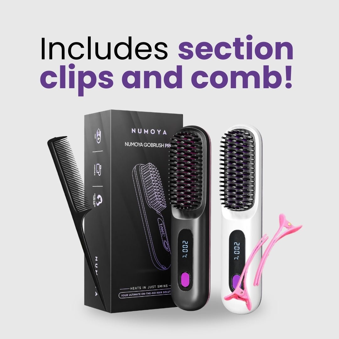 [NEW] FLOWN formerly Numoya Portable Straightener Brush - GoBrush PRO Anniversary Edition