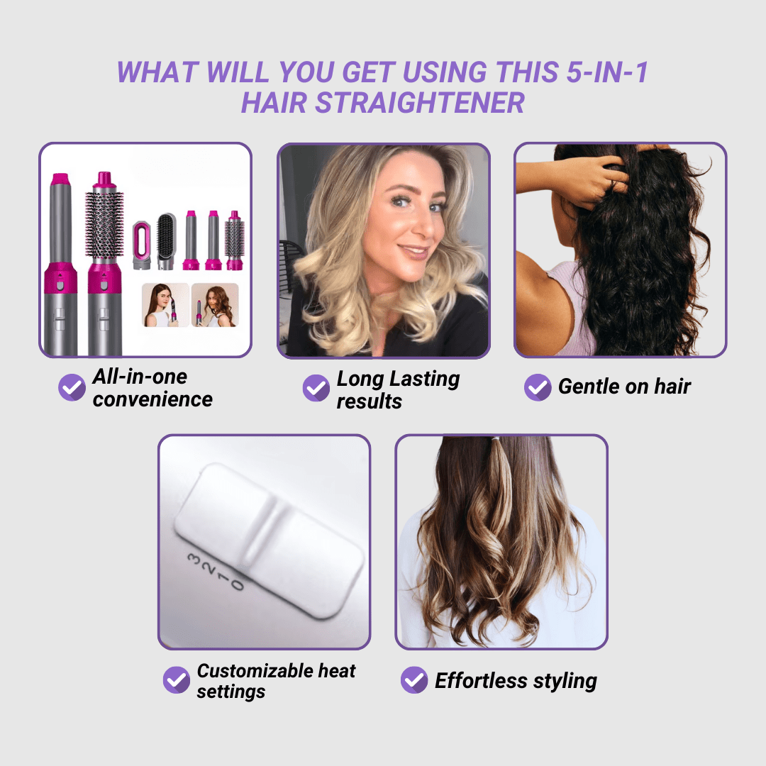 FLOWN formerly Numoya 5-in-1 Airstyler: Your Ultimate Hair Styling Solution