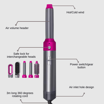 FLOWN formerly Numoya 5-in-1 Airstyler: Your Ultimate Hair Styling Solution